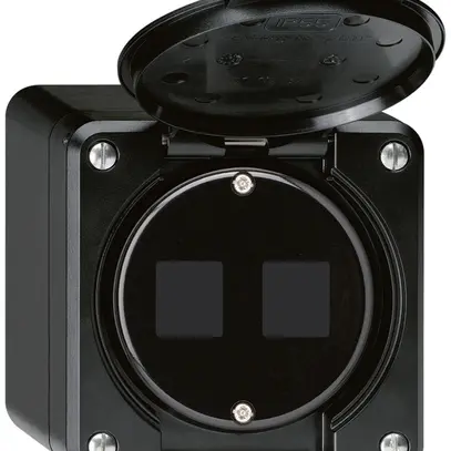 Kit di montaggio AP robusto HMS IP55 nero per 2×modulo 