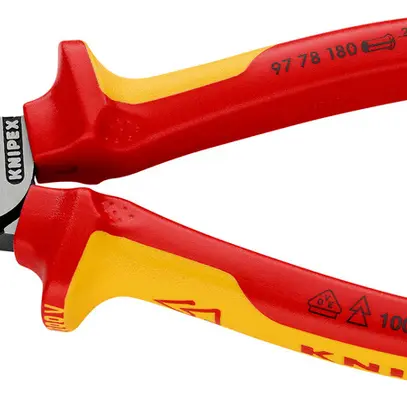 Pinza di serraggio KNIPEX per capicorda VDE 180mm 