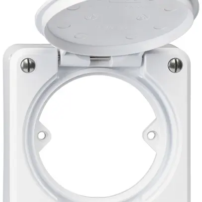 Parte superiore robusto con copert. bianco 2-punto con disco riduzione 