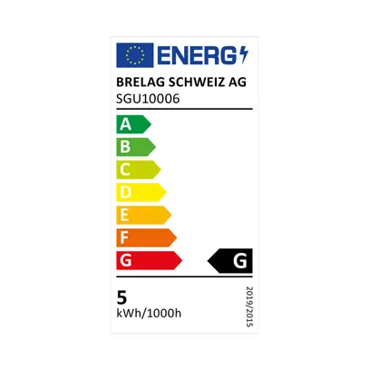 LED blanc & couleurs GU10 4,8W KnockautX, par BRELAG 