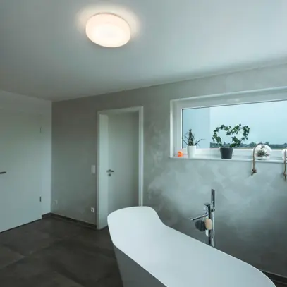 Plafoniera/lpda a muro LED SLV LIPSY 40 DRUM 18W 2000lm 3000/4000K IP44 350mm bi 