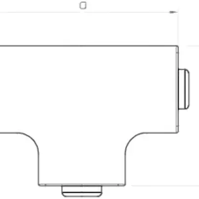 Raccordo T+croce Bettermann p.canale d'installazione WDK bianco puro 20×20mm 