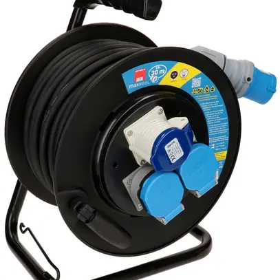 Avvolgicavo MH maxCAMP 2×T23 1×CEE16 IP44 3×1.5mm² 30m IP44 