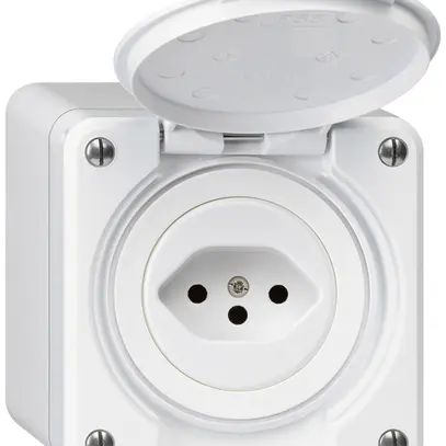 Prise AP robusto type 13 blanc 