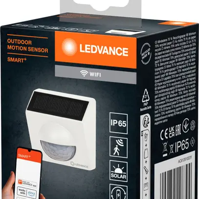 Sensore di movimento LEDVANCE SMART+WIFI apparente PIR Accu 5V IP65 bianco 