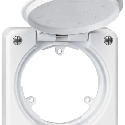 Partie supérieure robusto avec clapet blanc 3-points avec disque de réduc. 