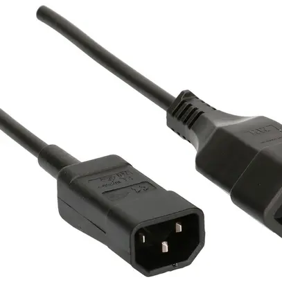 Câble d'appareil MAX HAURI Td 3×1mm² 2m noir fiche C14/T13 