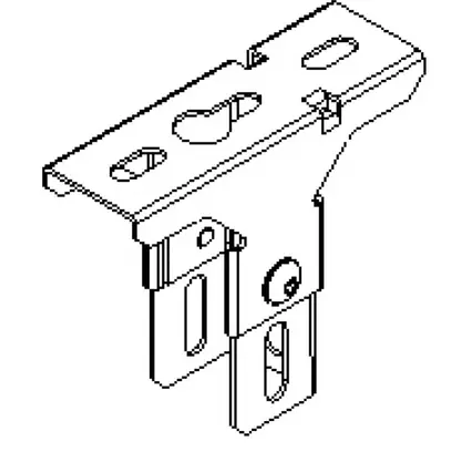 Supporto soffitto Lanz leggero 200mm ZMA 