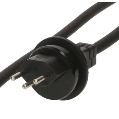 Cavo d'apparecchio MAX HAURI GDV 3×1.5mm² 5m nero spina T13 IP55 