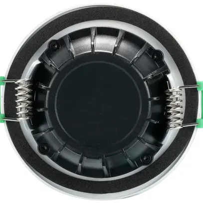 Downlight LED Sylvania OBICO 5.4W 550lm 927/930/940 IP65 38° VAR Ø81mm blanc 