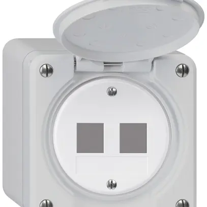 Kit di montaggio AP robusto HMS IP55 grigio per 2×modulo 