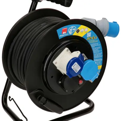 Avvolgicavo MH maxCAMP 1×T23 1×Schuko 1×CEE16  5×1.5mm² 30m 