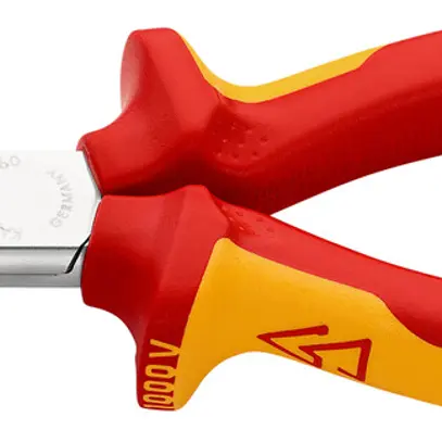 Pince pour téléphone KNIPEX avec dispositif de coupe VDE droit 160mm 