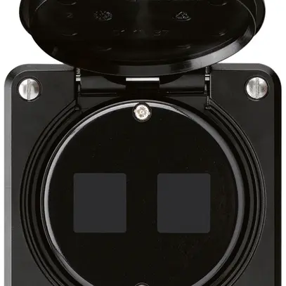 Kit di montaggio INC robusto HMS IP55 nero per 2×modulo 