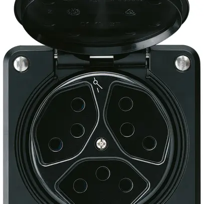 Presa INC robusto 3×tipo 13/1 nero 