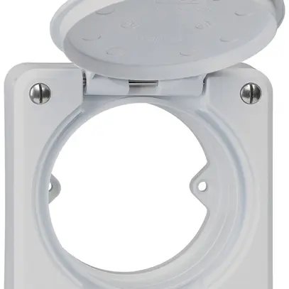 Oberteil robusto mit Klappdeckel 2-Punkt mit Adapterring grau 