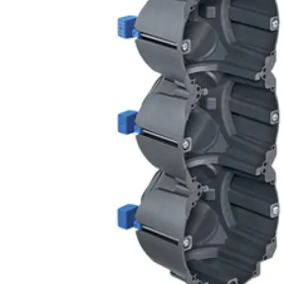 Boîte pour paroi creuse HSB D83, grd. 3×1, 205×83×65mm TFC 850°C 