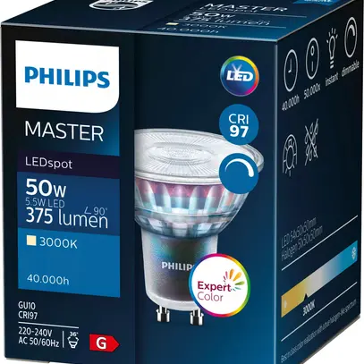Lampada LED Philips MASTER LEDspot G53 20W 1270lm 3000K REG AR111 45° 