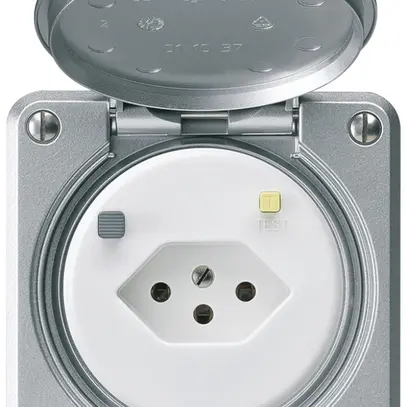 Presa FI INC robusto C T13 30mA alluminio 