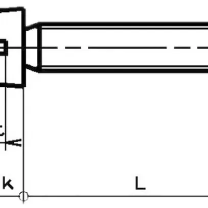 Vis à tête cyl. M3×16mm 4.8 VSM 13300/DIN 84, zing. 