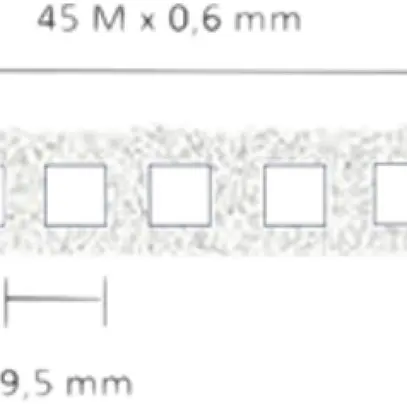 Bande perforée ELBRO, zingué, longueur 45m, 17×0.6mm 