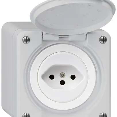 Presa AP robusto tipo 13 grigio 