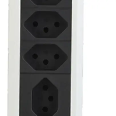 Module de table ALU 4×T13 2×USB-A/1×USB-C 2m 3×1mm² interrupteur no/alu 