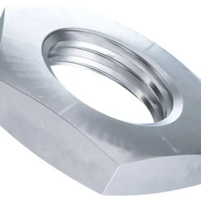 Dado esagonale M4 0.5d DIN 439 zinc.bl, promat. 