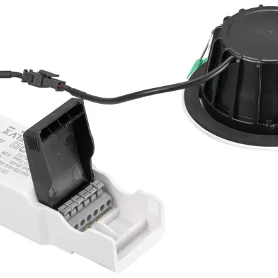Downlight LED Sylvania OBICO 8.2W 820lm 930/940 IP65 38° REG Ø96mm bianco 