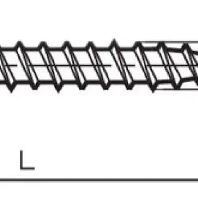 Vite per legno testa tonda 3.9×100mm zinc. 