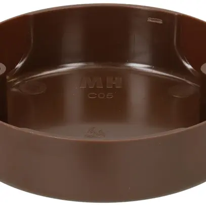 Rosace de plafond MH 2×trous de fixation Ø83×21mm brun 