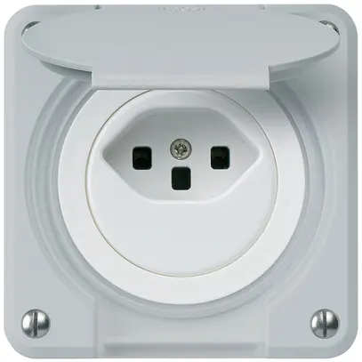 Prise ENC robusto type 23 gris 