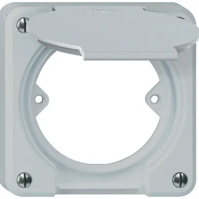 Partie supérieure robusto avec clapet gris 2-points avec disque de réduc. 