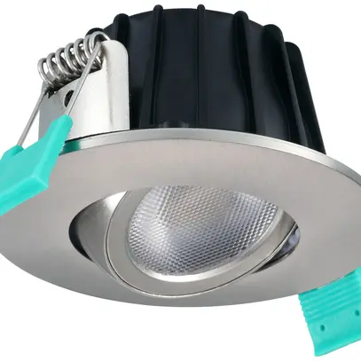 Downlight LED Sylvania OBICO 5.4W 530lm 927/930/940 IP65 38° VAR Ø81mm argent 