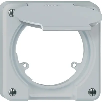 Partie supérieure robusto avec clapet gris 3-points avec disque de réduc. 