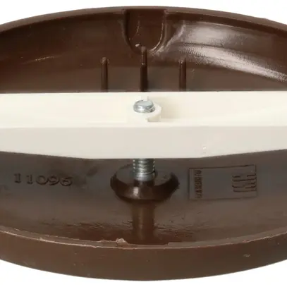 Rosace de plafond MH avec vis M4 Ø95×13mm brun 