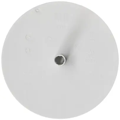 Rosace de plafond MH clips à ressort enfichable Ø98×3mm blanc 