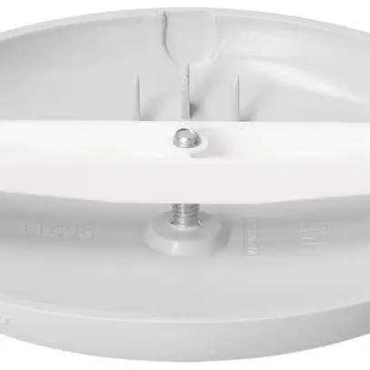 Rosace de plafond MH avec vis M4 Ø95×13mm gris clair 