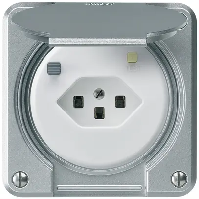 Presa FI INC robusto C T23 30mA alluminio 