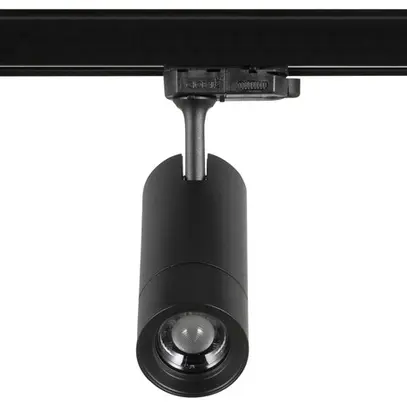 Projecteur LED Sylvania Lenzo Small 15W 1000lm 930 VAR 3ph 15°…50° Ø60 noir 