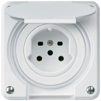 Presa INC robusto tipo 15 bianco 