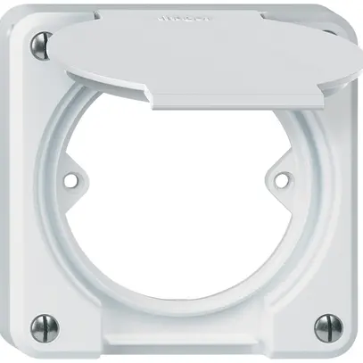 Parte superiore robusto con copert. bianco 2-punto con disco riduzione 