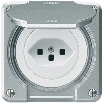 Presa INC robusto C tipo 23 alluminio con morsetto a innesto 