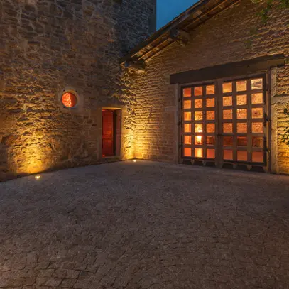 EB-LED-Bodenleuchte SLV ROCCI 6W 580lm 3000K rund IP67 Edelstahl 