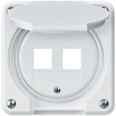 Kit di montaggio INC robusto HMS IP55 bianco per 2×modulo 