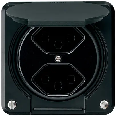 Presa INC robusto 2×tipo 23 nero 