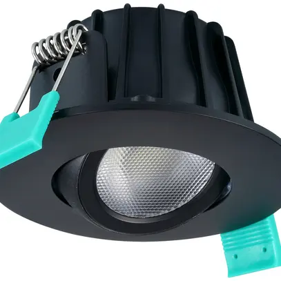 Downlight LED Sylvania OBICO 5.4W 530lm 927/930/940 IP65 38° VAR Ø81mm noir 