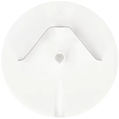 Rosace de plafond MH clips à ressort+entrée enfichable Ø98×9mm blanc 