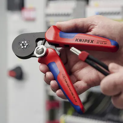 Pinza di serraggio KNIPEX Preci Force 180mm 0.08…2×10mm² 