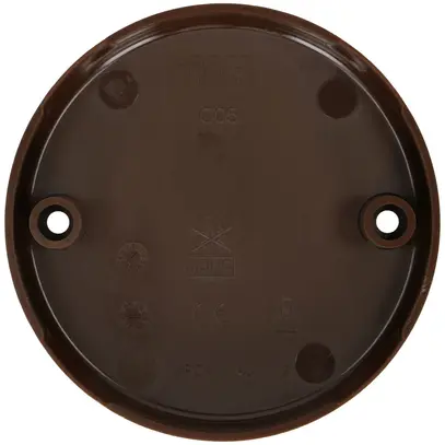 Rosace de plafond MH 2×trous de fixation Ø83×21mm brun 